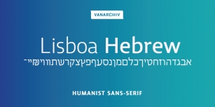 Lisboa Hebrew Font Download