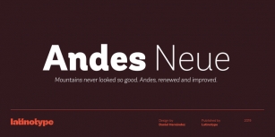 Andes Neue Font Download