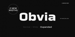 Obvia Expanded Font Download