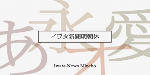 Iwata News Mincho NK Std Font Download