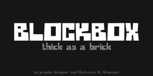 Blockbox Font Download