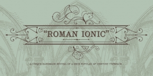 Roman Ionic Font Download