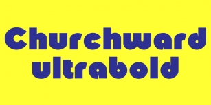 Churchward Ultra Bold Font Download
