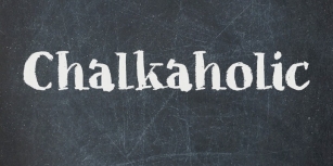 Chalkaholic Font Download