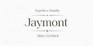 Jaymont Font Download