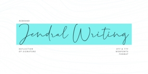 Jendral Writing Pro Font Download