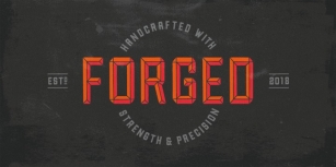 Forged Font Download