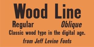 Wood Line JNL Font Download