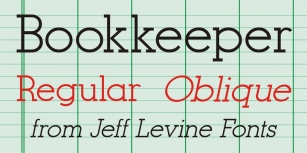 Bookkeeper JNL Font Download