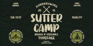 Sutter Camp Font Download