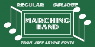 Marching Band JNL Font Download