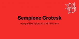 Sempione Grotesk Font Download