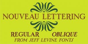 Nouveau Lettering JNL Font Download