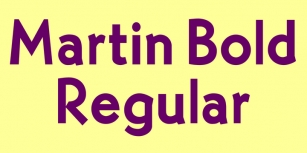 Martin Bold Font Download