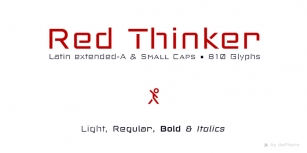 Red Thinker Font Download