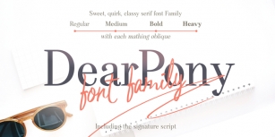 Dear Pony Font Download