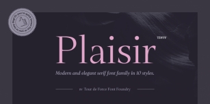 Plaisir Font Download