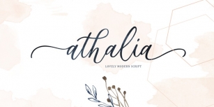 Athalia Script Font Download