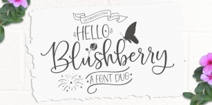 Hello Blushberry Script Font Download