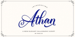 Athan Script Font Download