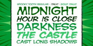 Spooky Tooth Font Download