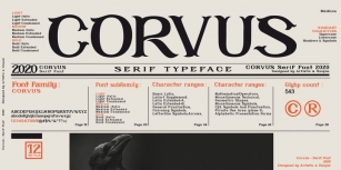 Corvus Font Download