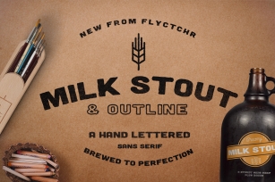 Milk Stout Font Download