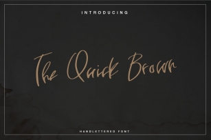 The Quick Brown Font Download