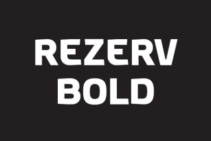 Rezerv Bold Font Download