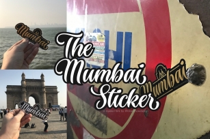 The Mumbai Sticker Font Download