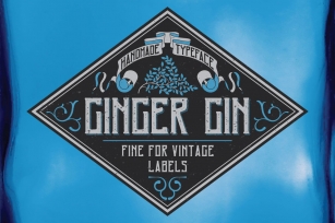Ginger Gin Label Typeface Font Download