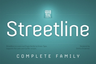Streetline – 10 fonts Font Download