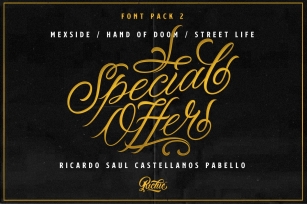 Special Offer x Pack 2 Font Download