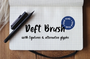 Deft Brush Font Download