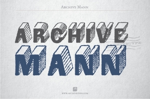Archive Mann Font Download
