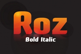 Roz Bold Italic Font Download