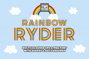 Rainbow Ryder EPS  PNG Font Download