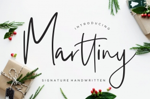 Marttiny Signature Handwritten Font Download