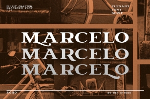 MARCELO-ENGRAVED FONT Font Download