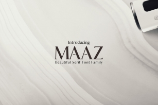 Maaz Serif Family Pack Font Download