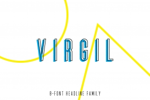 Virgil — 8 Headline Family Font Download