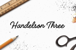Handelson Three Font Download