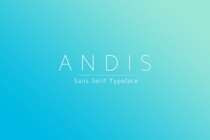 Andis Font Download
