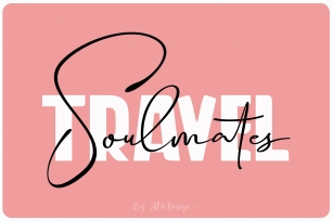 Travel Soulmates // Duo Font Download