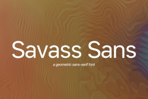 Savass Sans Font Download
