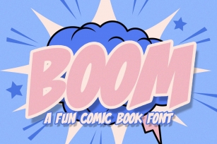 Boom Comic Font Download