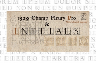 1529 Champ Fleury Pro (Set) Font Download