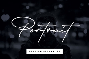 Portrait Signature Script Font Download