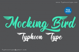 Mocking Bird font Font Download