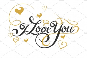 Love You, Lettering Design Font Download